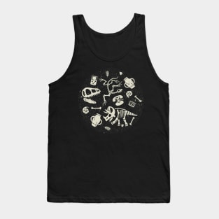 Dinosaurs Fossils Vintage Technology Tank Top